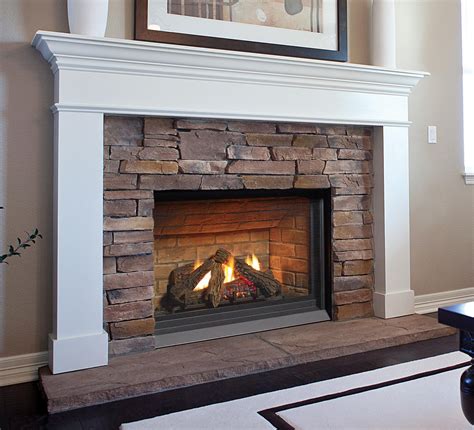 wide gas fireplace